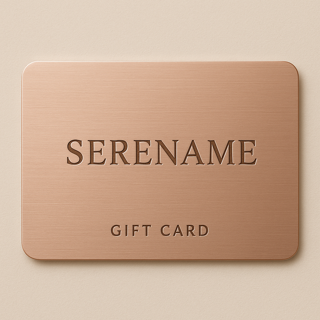 Carte Cadeau SERENAME d'une valeur de 10, 25, 50 ou 100€