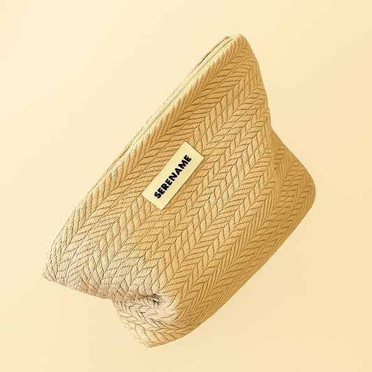 Une Trousse de Toilette en Chevron